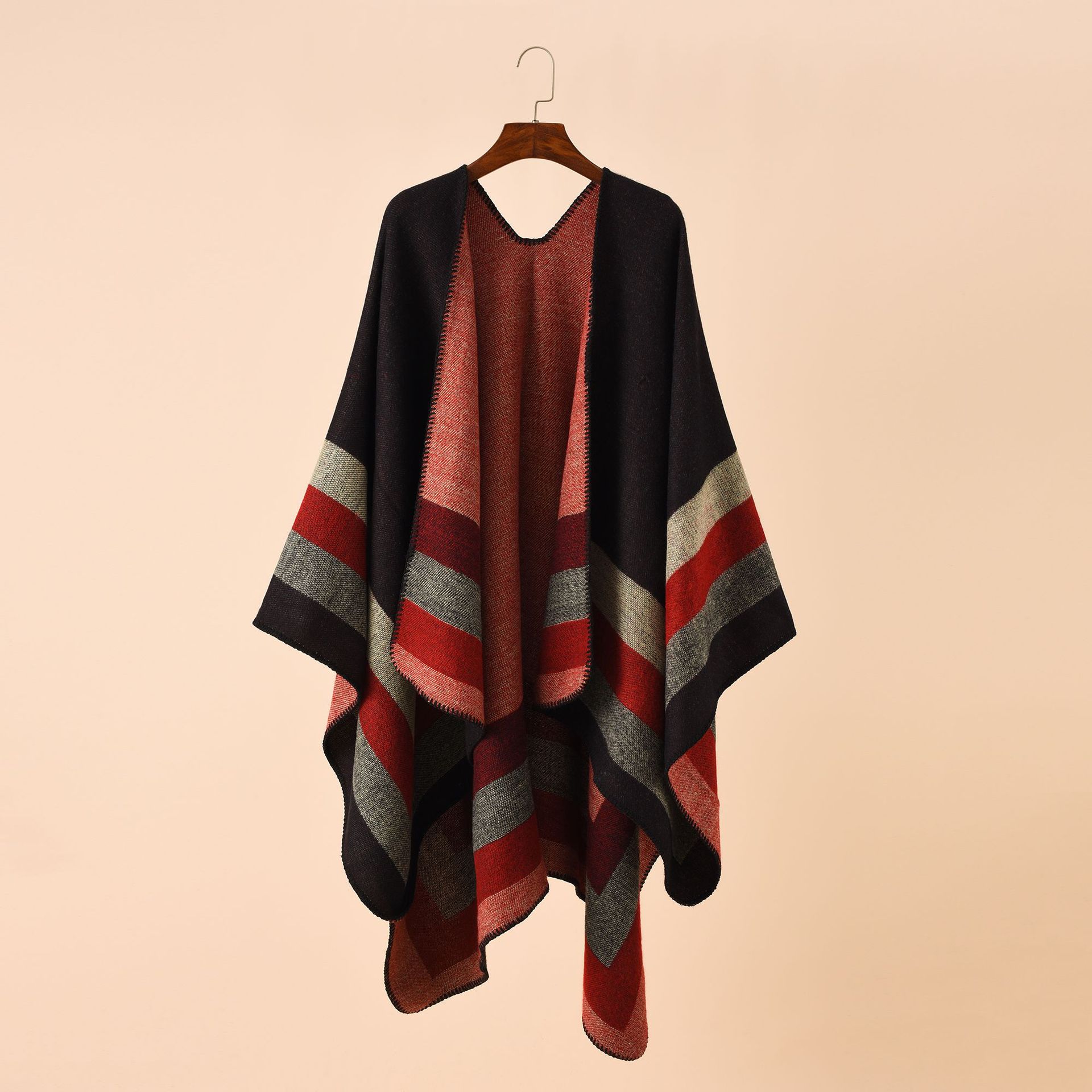 Shawl Wrap Winter - 2024 Nowa moda Zimowe ciepłe poncza