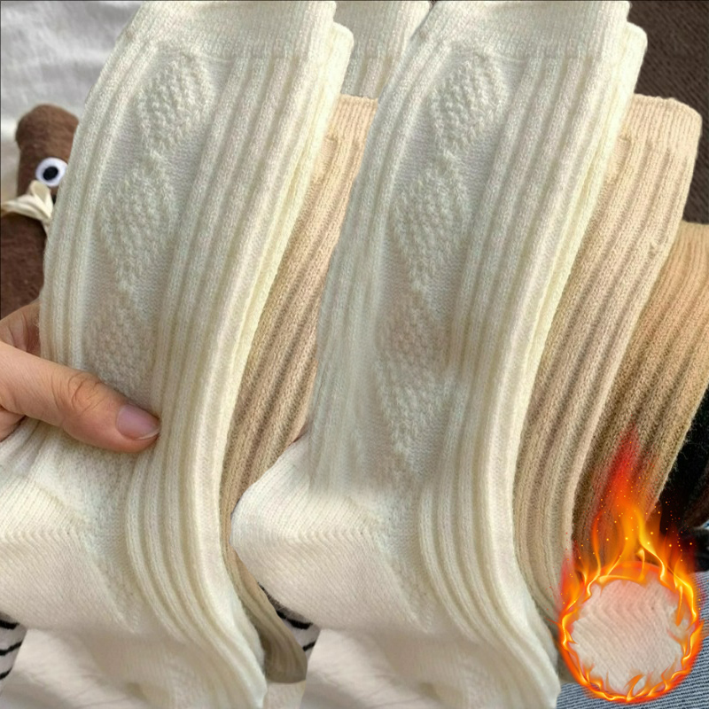 Thermal Sock Wool - 3 pary kaszmirowych skarpet wełnianych dla