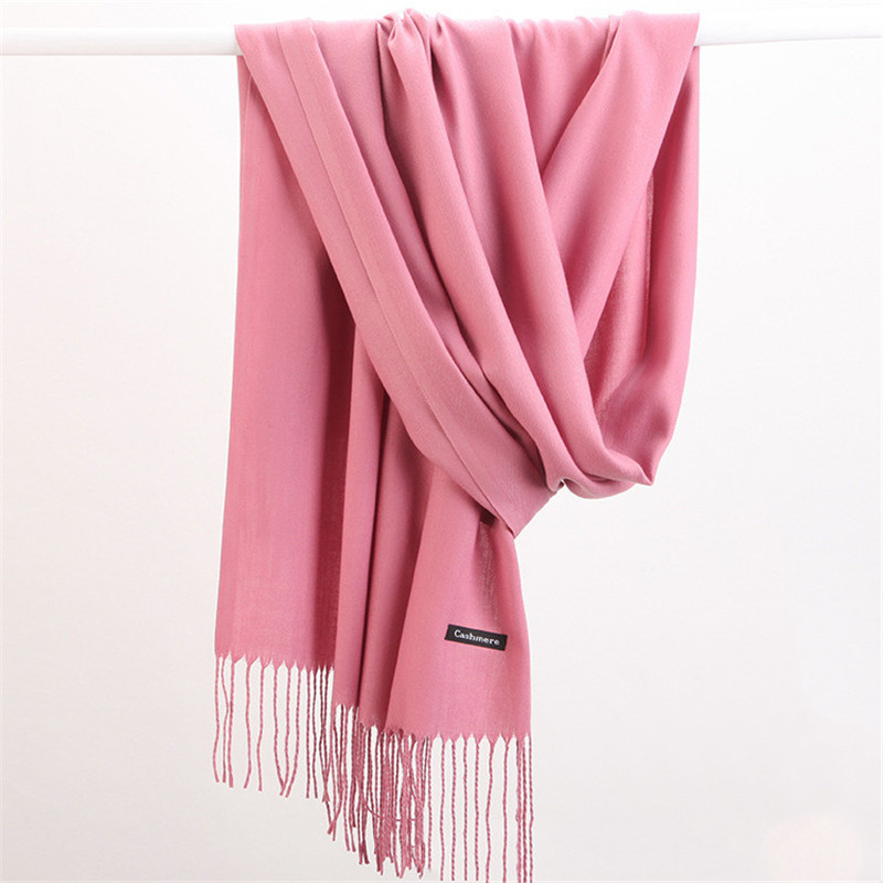 Shawl Wrap Winter - Moda Solid Color 2023 Szalik damski
