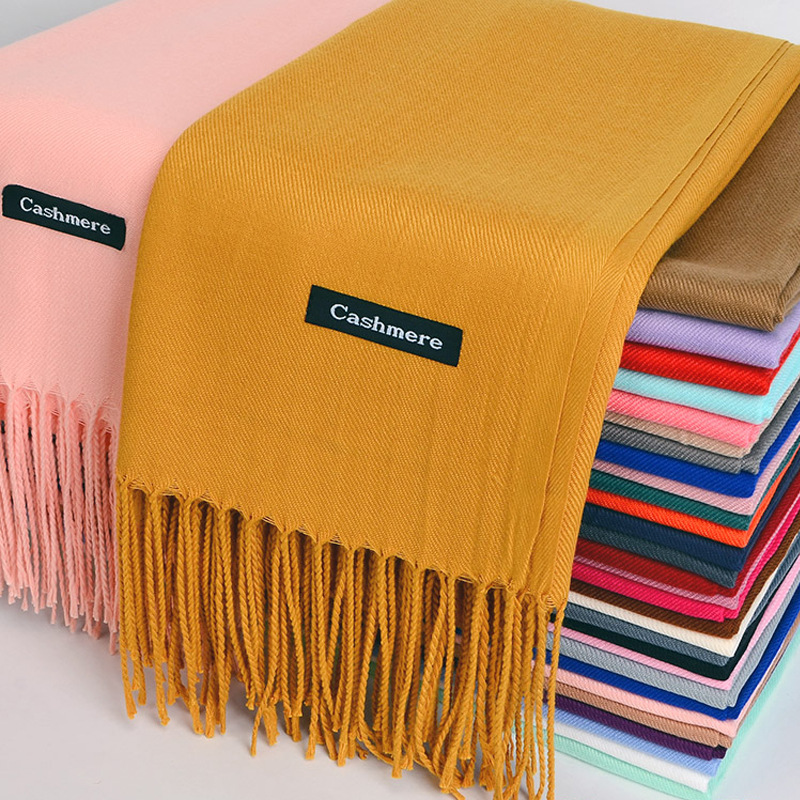 Shawl Wrap Winter - Uniwersalny szalik z imitacji kaszmiru szczotkowany
