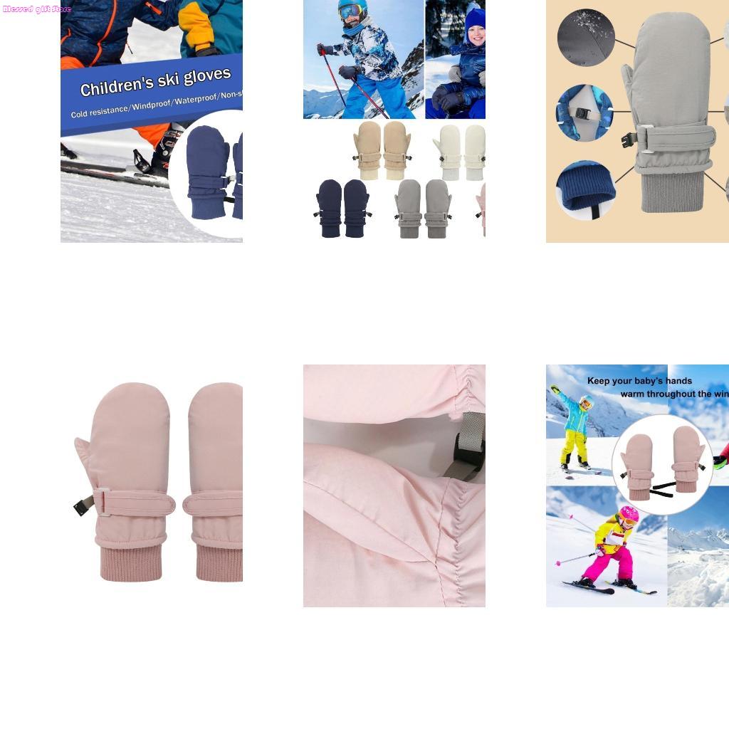 Snow Glove Insulated - D0JC Stylowe, wodoodporne rękawiczki narciarskie Rękawiczki