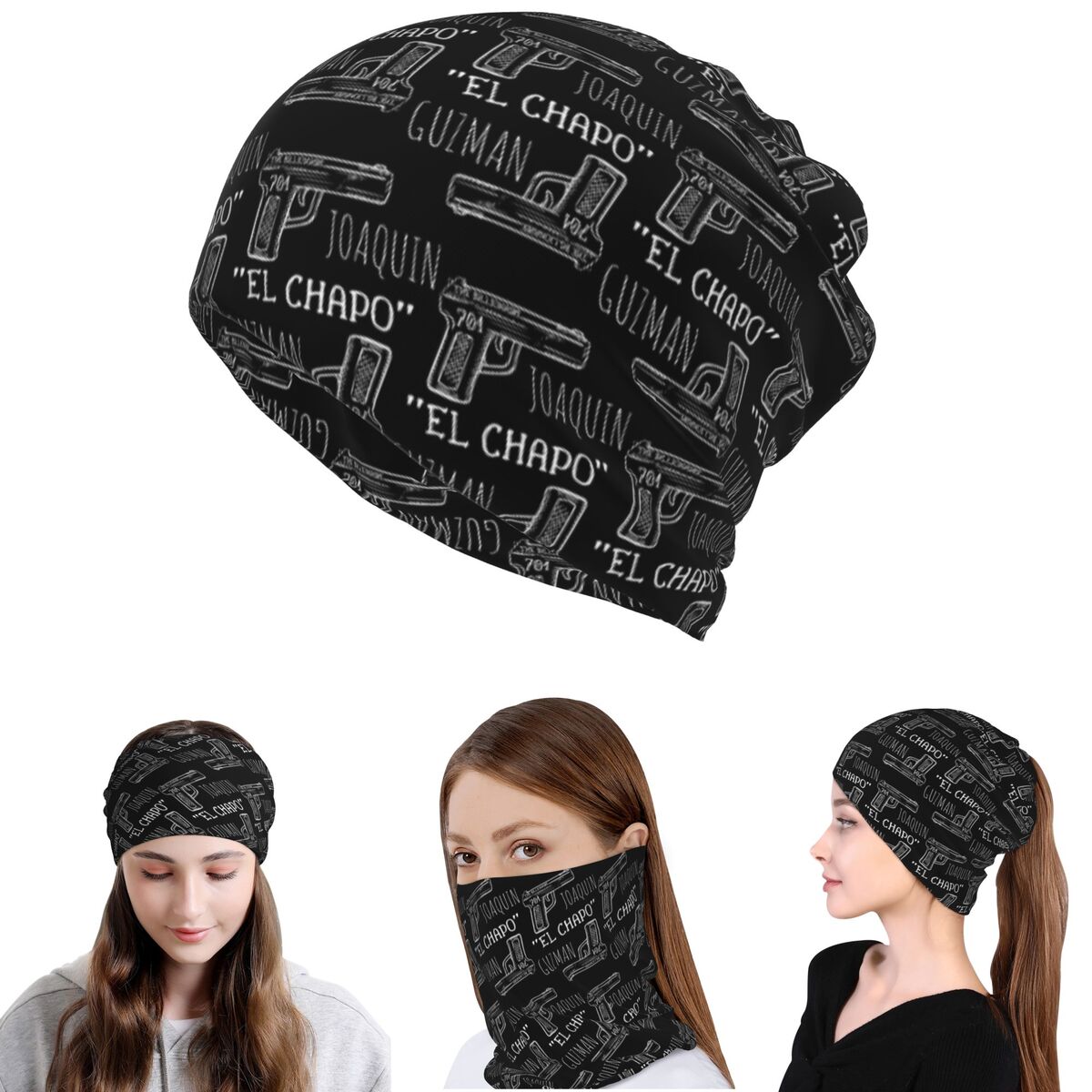 Knit Beanie Hat Warm - Joaquin El Chapo Guzman Narcos Kryminał