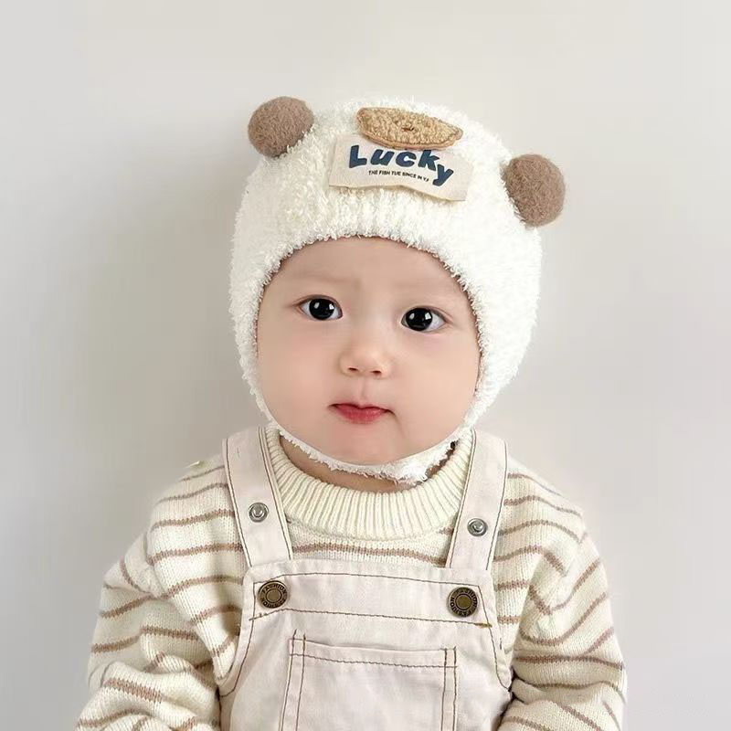 Urocza czapka z uszkami misia  – Knit Beanie Hat Warm recenzja i cena