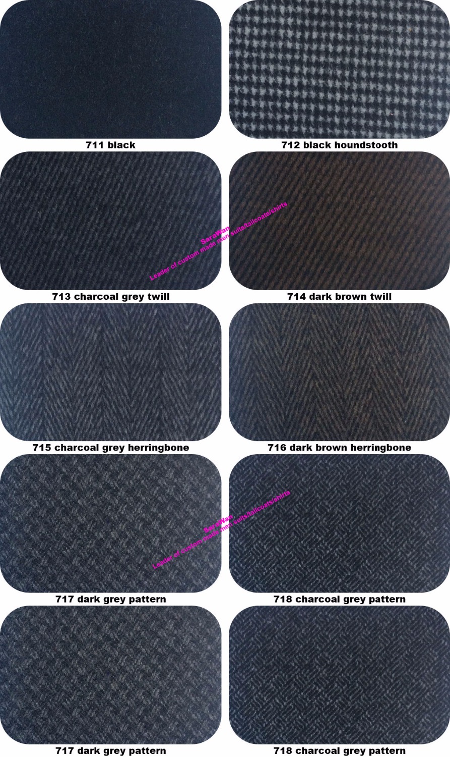 Custom Made antracytowy, szary – Wool Coat Peacoat recenzja i cena