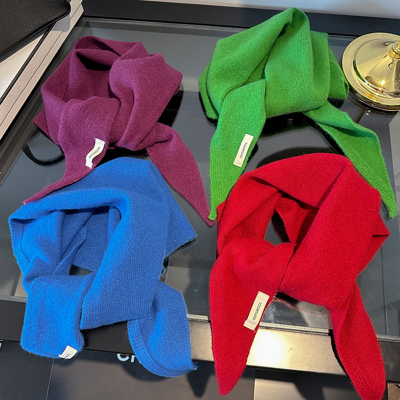 Szalik trójkątny damski z wełn – Shawl Wrap Winter recenzja i cena
