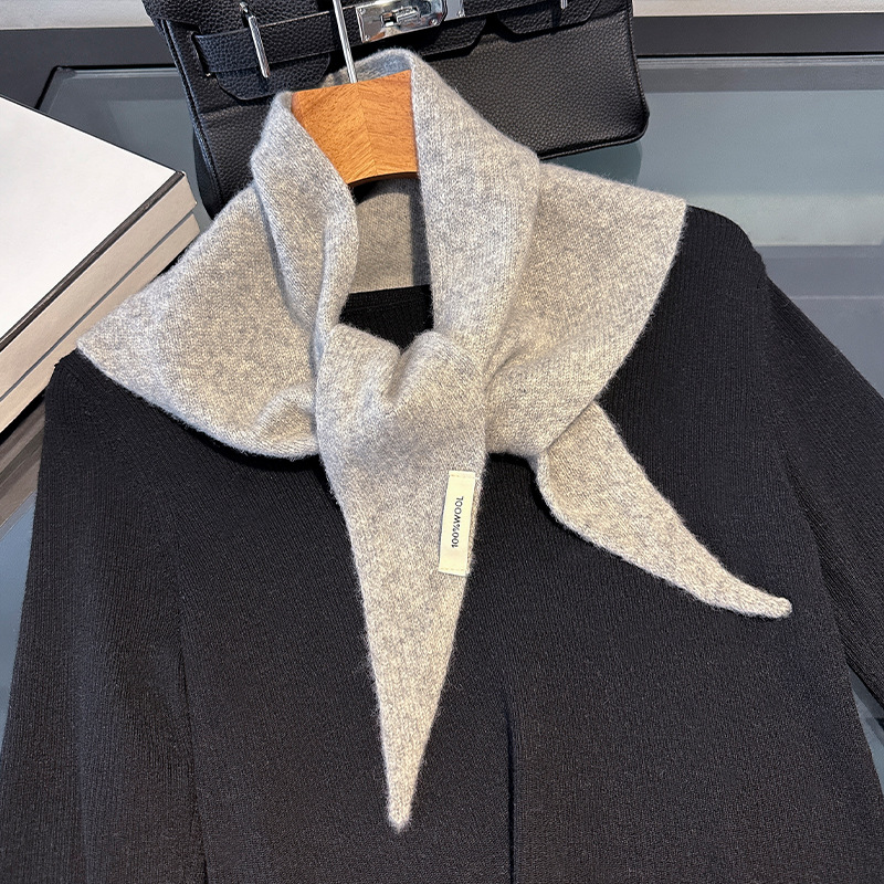 Szalik trójkątny damski z wełn – Shawl Wrap Winter recenzja i cena