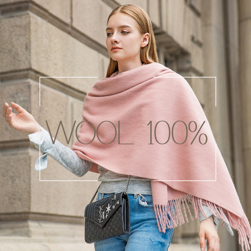 Wełniany szalik zimowy Moda da – Shawl Wrap Winter recenzja i cena