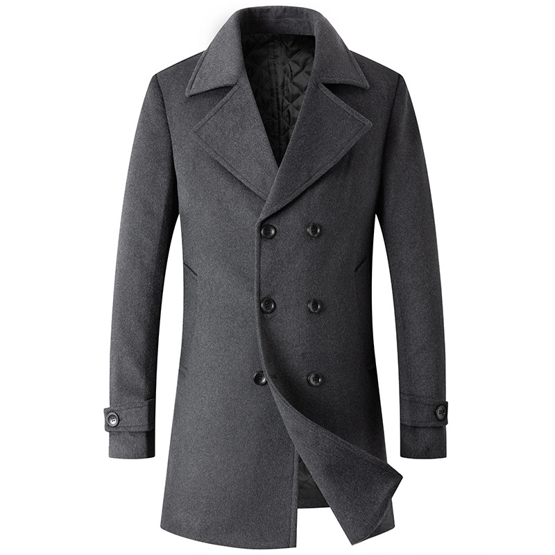 Płaszcz dwurzędowy męski Peaco – Wool Coat Peacoat recenzja i cena